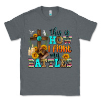Charcoal Heather this is how i fight my battles Classic Tee - Zillion Design Studio