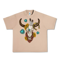 Burro western cow skull Urban Heavy Tee - texasbilliewilder