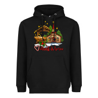 Black the church  chrıst is born Heavyweight Hoodie - AdoDesignShop