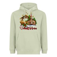 Matcha the church  chrıst is born Heavyweight Hoodie - AdoDesignShop