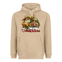 Mushroom the church  chrıst is born Heavyweight Hoodie - AdoDesignShop