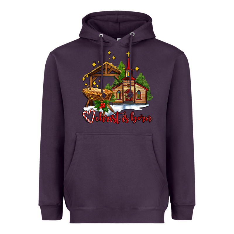 The Church  Chrıst Is Born Heavyweight Hoodie by AdoDesignShop | Teevron