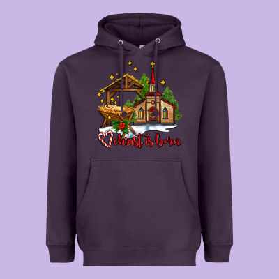 The Church  Chrıst Is Born Heavyweight Hoodie Designed By Adodesignshop