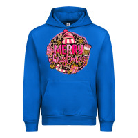 Cobalt pink merry christmas Urban Hoodie - MaliasSmallBusiness