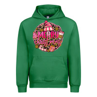 Emerald pink merry christmas Urban Hoodie - MaliasSmallBusiness
