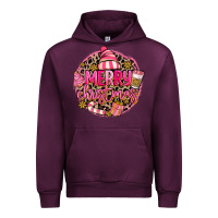 Mauve Wine pink merry christmas Urban Hoodie - MaliasSmallBusiness