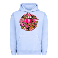 Pink Merry Christmas Urban Hoodie | Teevron
