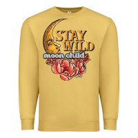 Antique Gold stay wild moon child Premium Sweatshirt - JahusDesignShop