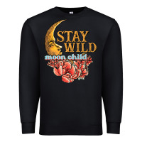 Black stay wild moon child Premium Sweatshirt - JahusDesignShop