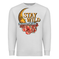 Dove Grey stay wild moon child Premium Sweatshirt - JahusDesignShop