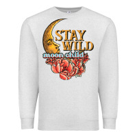 Oatmeal Heather stay wild moon child Premium Sweatshirt - JahusDesignShop