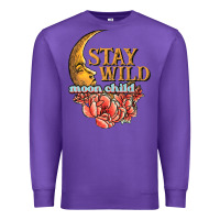 Purple stay wild moon child Premium Sweatshirt - JahusDesignShop