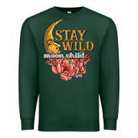 Sports Green stay wild moon child Premium Sweatshirt - JahusDesignShop