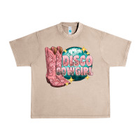 French Oak western disco cowgirl Urban Heavy Tee - texasbilliewilder