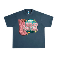 Western Disco Cowgirl Urban Heavy Tee | Teevron