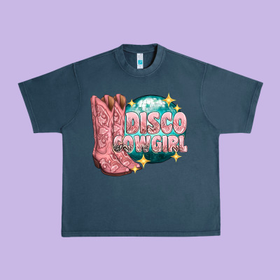 Urban Heavy Tee western disco cowgirl