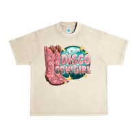 Sandshell western disco cowgirl Urban Heavy Tee - texasbilliewilder