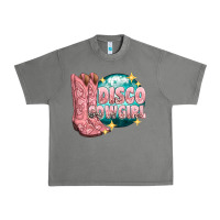 Tornado western disco cowgirl Urban Heavy Tee - texasbilliewilder