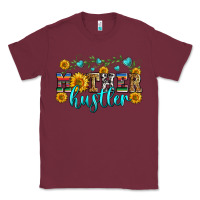 Burgundy mother hustler Classic Tee - Zillion Design Studio