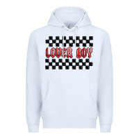 White lover boy Premium Hoodie - MaliasSmallBusiness