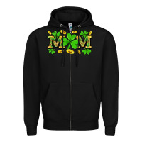 Black St. patricks day mom Zipper Hoodie - Neo Western