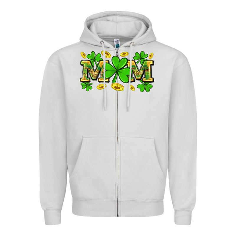 St. Patricks Day Mom Zipper Hoodie by Neo Western | Teevron