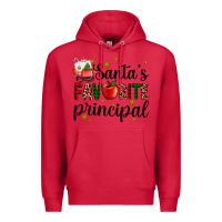 Cardinal santa's favorite principal Premium Hoodie - AdoDesignShop