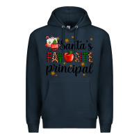 Navy santa's favorite principal Premium Hoodie - AdoDesignShop