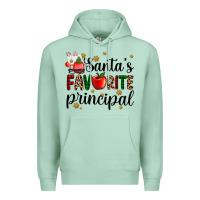 Seafoam santa's favorite principal Premium Hoodie - AdoDesignShop