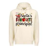 Tofu santa's favorite principal Premium Hoodie - AdoDesignShop