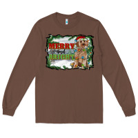 Chestnut merry and bright cockapoo Long Sleeve Tee - RanaPortraitStore