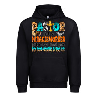 Black Pastor not a miracle worker Urban Hoodie - MaliasSmallBusiness