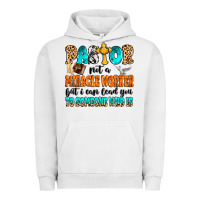 Pigment Lunar Rock Pastor not a miracle worker Urban Hoodie - MaliasSmallBusiness