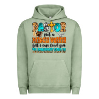 Pigment Oil Green Pastor not a miracle worker Urban Hoodie - MaliasSmallBusiness