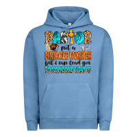 Pigment Pebble Blue Pastor not a miracle worker Urban Hoodie - MaliasSmallBusiness