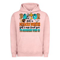 Pigment Salmon Pastor not a miracle worker Urban Hoodie - MaliasSmallBusiness