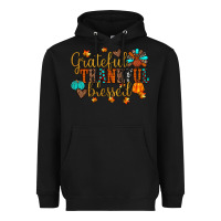 Black grateful thankful blessed Heavyweight Hoodie - JahusDesignShop