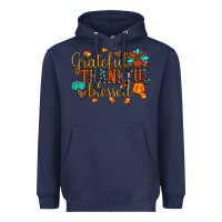 Navy grateful thankful blessed Heavyweight Hoodie - JahusDesignShop
