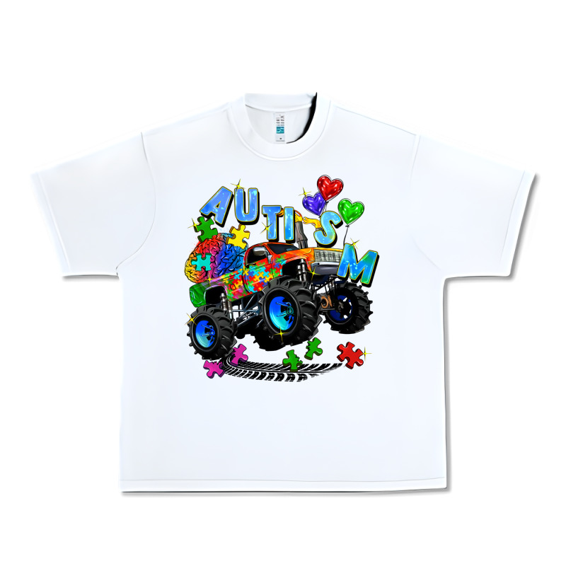 Monster Truck Autism Urban Heavy Tee by Zillion Design Studio | Teevron
