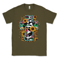 Army Green western cross Classic Tee - RanaPortraitStore