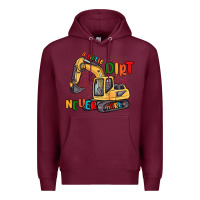 Burgundy a little dirt never hurt Premium Hoodie - MaliasSmallBusiness