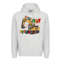 Dove Grey a little dirt never hurt Premium Hoodie - MaliasSmallBusiness