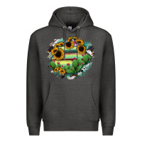 Charcoal Heather Aguascalientes State Of Mexico Map Premium Hoodie - RanaPortraitStore