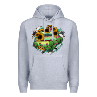 Heather Grey Aguascalientes State Of Mexico Map Premium Hoodie - RanaPortraitStore