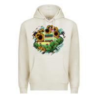 Oatmeal Heather Aguascalientes State Of Mexico Map Premium Hoodie - RanaPortraitStore