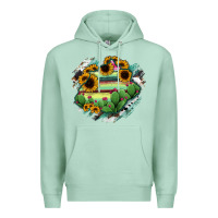 Seafoam Aguascalientes State Of Mexico Map Premium Hoodie - RanaPortraitStore