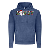 Vintage Denim howdy santa Vintage Hoodie - AdoDesignShop