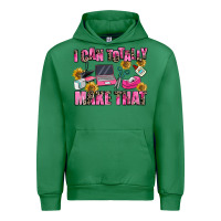 Emerald i can totally make that Urban Hoodie - MaliasSmallBusiness