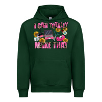 Forest Green i can totally make that Urban Hoodie - MaliasSmallBusiness