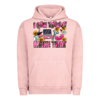 Pigment Salmon i can totally make that Urban Hoodie - MaliasSmallBusiness